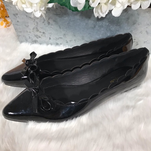 NEW Kate Spade Eleni Flex Scalloped Ballerina Flat - Picture 2 of 8